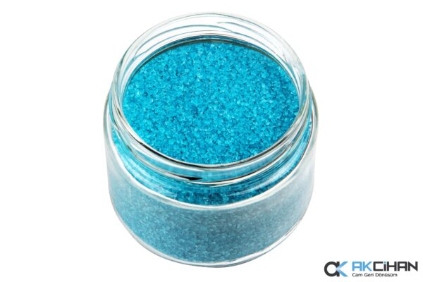 Turquoise Crushed Glass